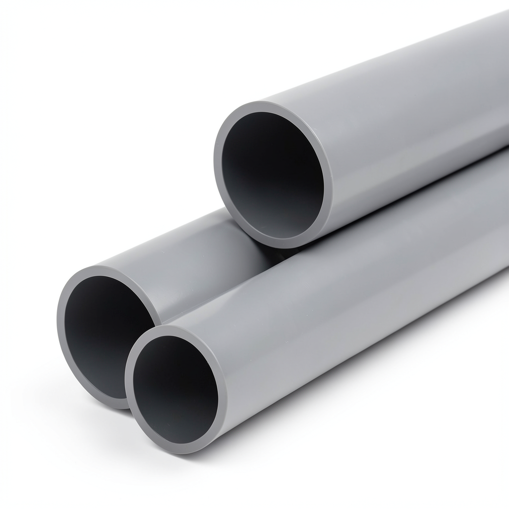 UPVC Pipe Aqtar Najd Class 2 Outside Diameter 160 mm Thickness 3.2 mm Gray
