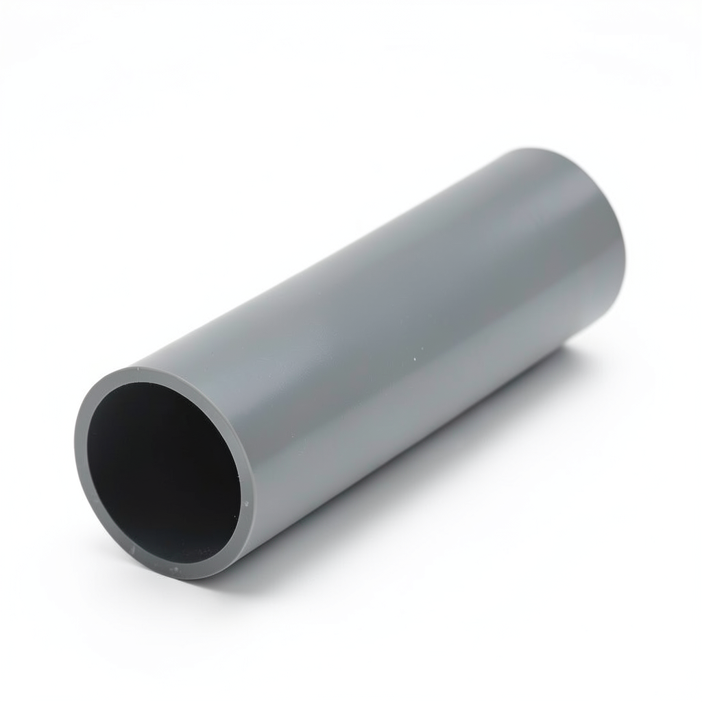 UPVC Pipe Aqtar Najd Class 2 Outside Diameter 225 mm Thickness 4.5 mm Gray