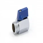 Dolphy Mini Ball Valve DM501 Chrome Brass 1/2 Inch