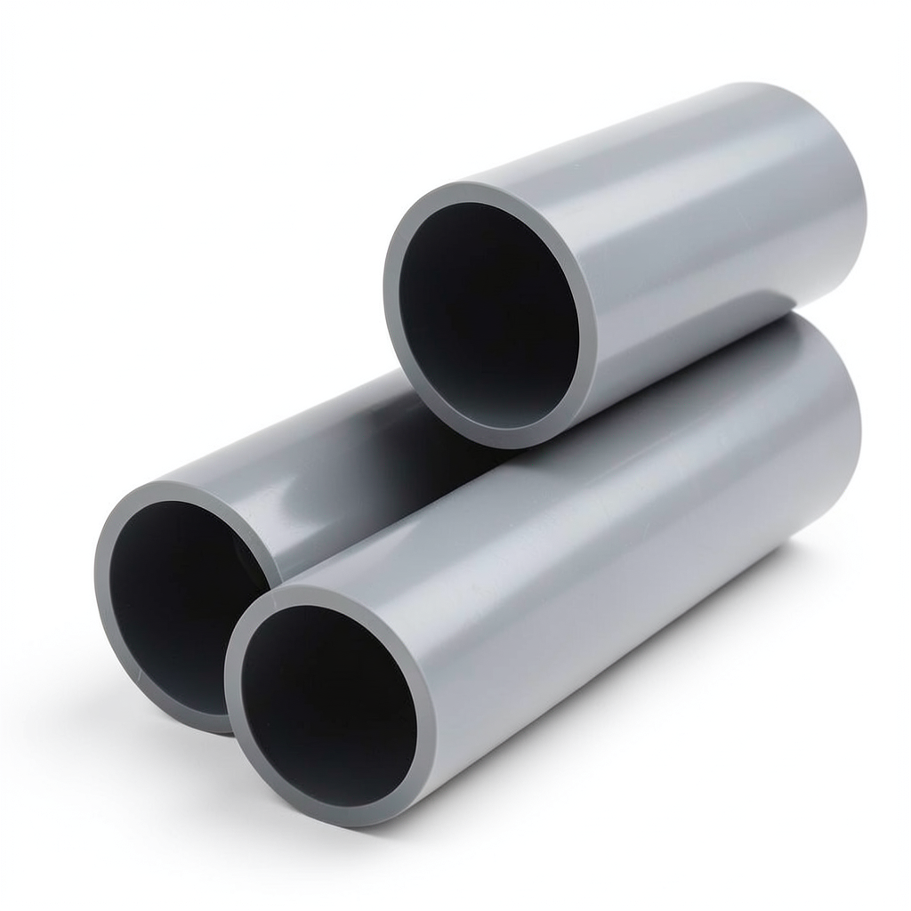 UPVC Pipe Aqtar Najd Class 2 Outside Diameter 450 mm Thickness 8.9 mm Gray