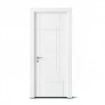 White Modern Minimalist Wooden Interior Door