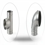 Round Ductwork Components: Elbows, Tees & Connectors