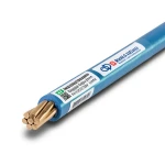 سلك مفرد نحاس مجدول معزول PVC مساحة 6 ملم 450/750 فولت أزرق | مجموعة كابلات الرياض