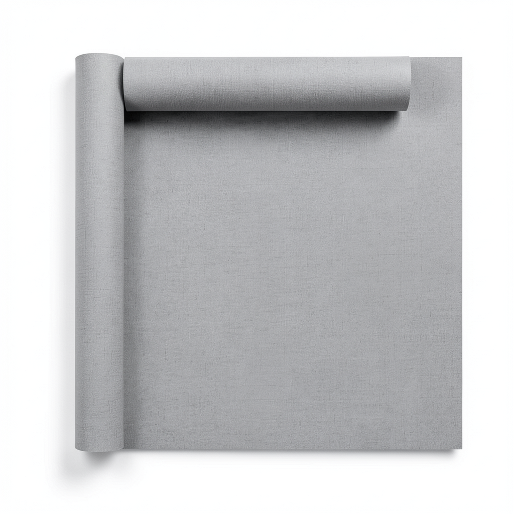 Italian Wallpaper Gray Color Plain Design, Size 10m x 1.06m, Model 72911