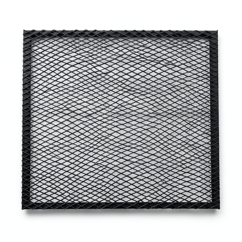 Hot Rolled Black Steel Expanded Metal Mesh Thickness 1.8 mm Width 2.44 m Length 3 m