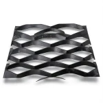Hot Rolled Black Steel Expanded Metal Mesh Thickness 1.8 mm Width 2.44 m Length 4 m