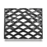 Hot Rolled Black Steel Expanded Metal Mesh Thickness 2 mm Width 2.44 m Length 1 m