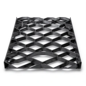 Hot Rolled Black Steel Expanded Metal Mesh Thickness 1.7 mm Width 2.44 m Length 7 m