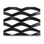 Hot Rolled Black Steel Expanded Metal Mesh Thickness 2 mm Width 2.44 m Length 2 m