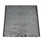 Hot Rolled Black Steel Expanded Metal Mesh Thickness 1.8 mm Width 2.44 m Length 1 m