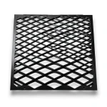 Hot Rolled Black Steel Expanded Metal Mesh Thickness 1.8 mm Width 2.44 m Length 4 m