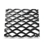 Hot Rolled Black Steel Expanded Metal Mesh Thickness 1.8 mm Width 2.44 m Length 5 m