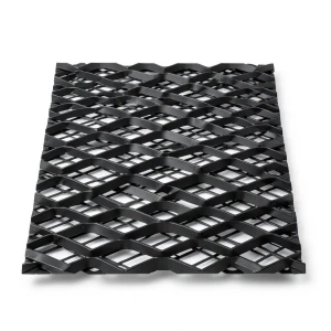 Hot Rolled Black Steel Expanded Metal Mesh Mazyoon 1.8 mm Thickness 2.44 m Width 6 m Length