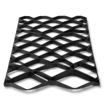 Mazyoon Hot Rolled Black Steel Expanded Metal Mesh 2.3mm Thickness 2.44m Width 2m Length Bait Al Tatawor