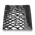 Hot Rolled Black Steel Expanded Metal Mesh 1.8 mm Thickness 7m Length 2.44m Width