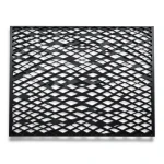 Hot Rolled Black Steel Expanded Metal Mesh Thickness 2 mm Width 2.44 m Length 1 m