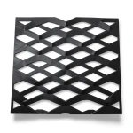 Hot Rolled Black Steel Expanded Metal Mesh Mazyoon 2.3 mm Thickness 4 m Length 2.44 m Width