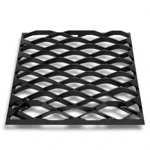 Hot Rolled Black Steel Expanded Metal Mesh 2.3 mm Thick 2.44 m Width 5 m Length