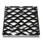Hot Rolled Black Steel Expanded Metal Mesh Thickness 2 mm Width 2.44 m Length 6 m