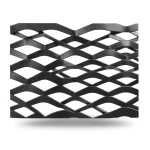 Hot Rolled Black Steel Expanded Metal Mesh 2.3 mm Thickness 3 m Length 2.44 m Width