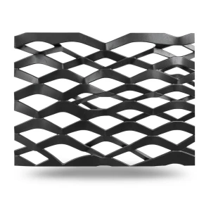 Hot Rolled Black Steel Expanded Metal Mesh 2.3 mm Thickness 3 m Length 2.44 m Width