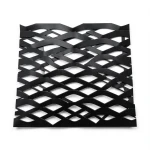 Hot Rolled Black Steel Expanded Metal Mesh 2.3 mm Thick 2.44 m Width 5 m Length
