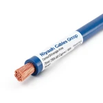 سلك مفرد نحاس مجدول عزل PVC، مساحة مقطع 70 ملم2، 450/750 فولت، أزرق | مجموعة كابلات الرياض