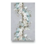 Dutch Floral Wallpaper 10m x 0.53m Gray, Model 17790