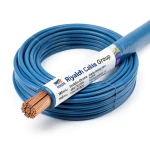سلك مفرد نحاس مجدول عزل PVC، مساحة مقطع 185mm2، 450/750 فولت، لون أزرق | مجموعة كابلات الرياض