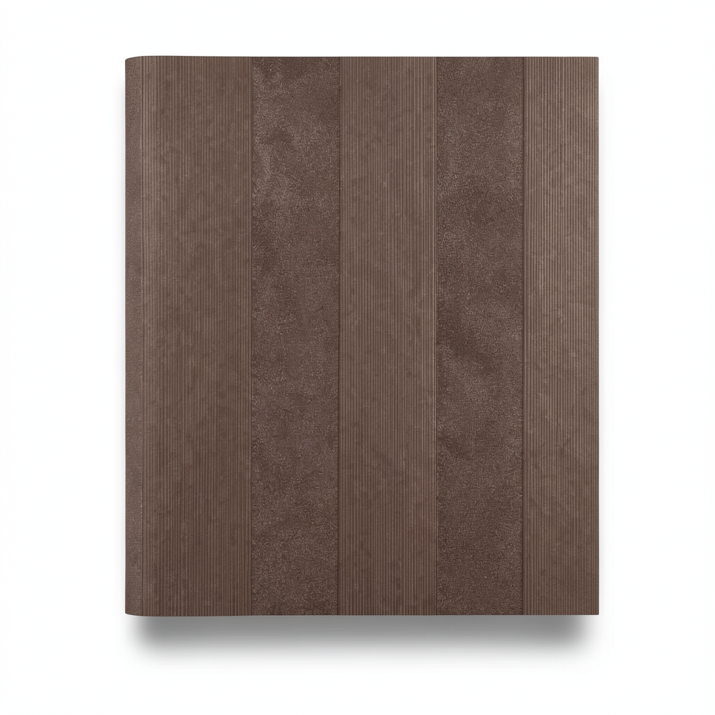 Italian Wallpaper Striped Design 10m x 1.06m, Brown, Model 700037
