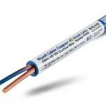 لفة سلك مفرد نحاس مجدول معزول PVC، مقاس 240 ملم، 450/750 فولت، لون أزرق | مجموعة كابلات الرياض