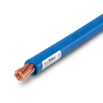 لفة سلك مفرد نحاس مجدول معزول PVC، مقاس 50 mm، 450/750 فولت، لون أزرق | مجموعة كابلات الرياض