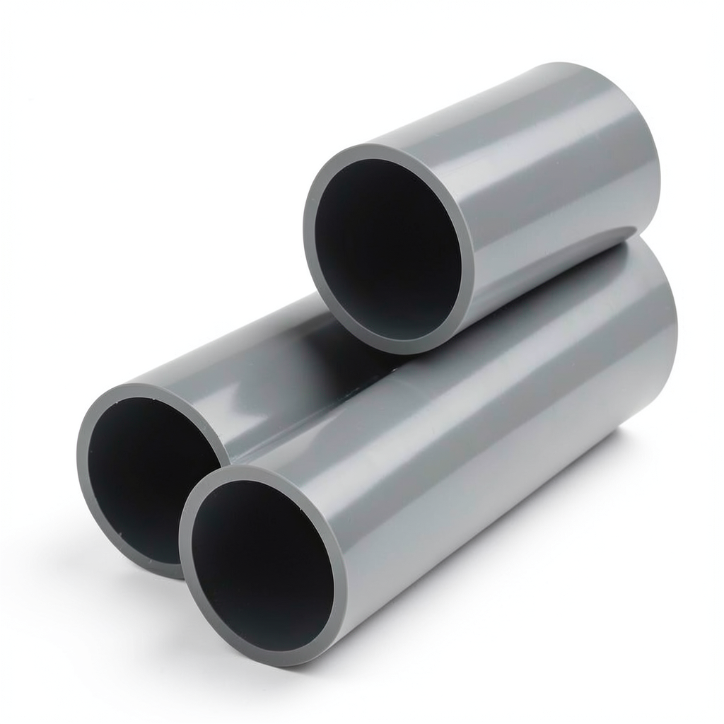 UPVC Pipe Aqtar Najd Class 3 Outside Diameter 140 mm Thickness 4.1 mm Gray