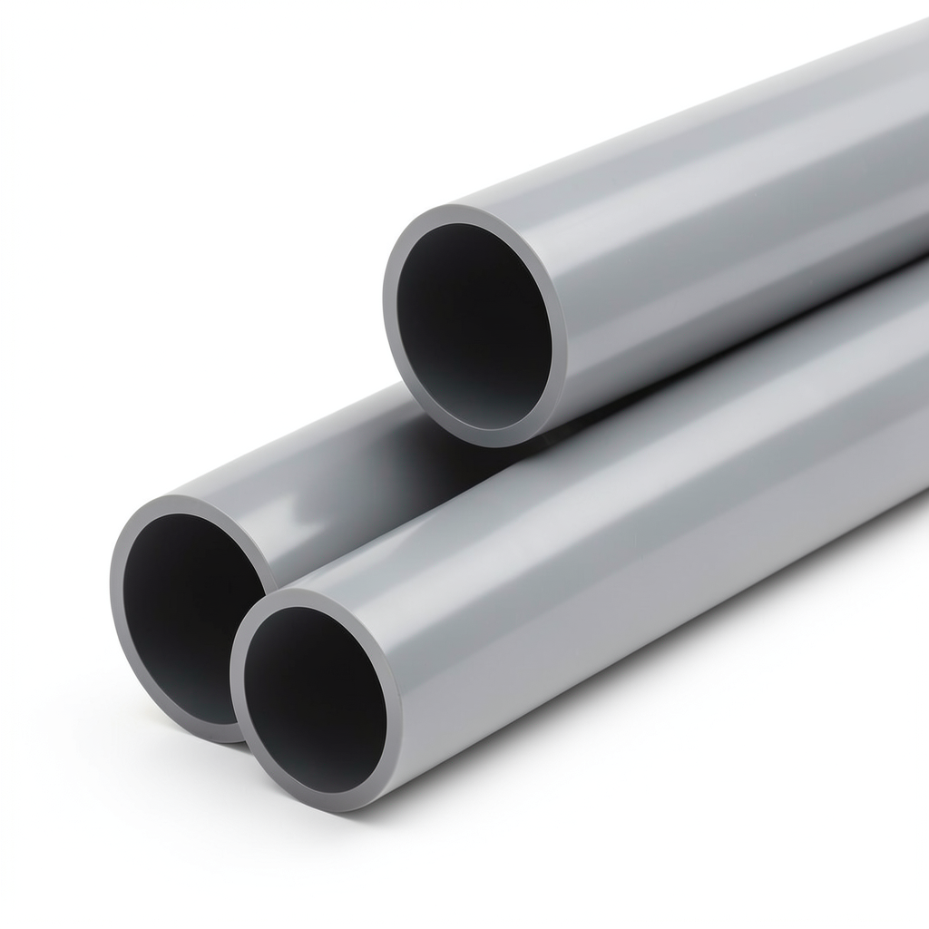 UPVC Pipe Aqtar Najd Class 3 Outside Diameter 280 mm Thickness 8.2 mm Gray