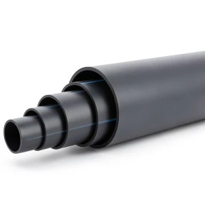 HDPE Pipe Pressure 3.2 Bar PE 100 Size OD 315 mm SDR 41 Black