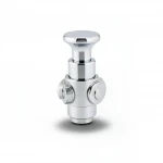 Chrome Concealed Valve Handle for Sanitary Systems