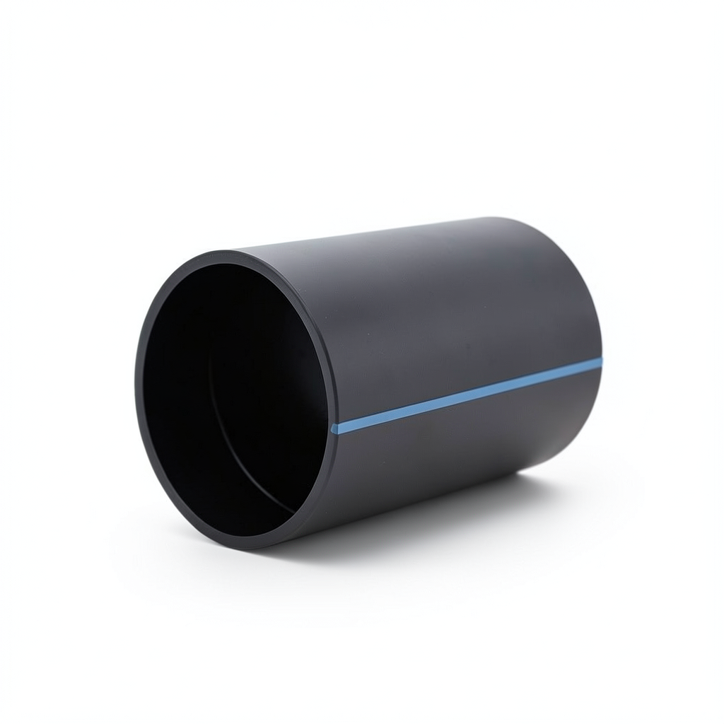 HDPE Plastic Pipe Pressure 4 Bar PE 100 Size 280 mm SDR 33 Black