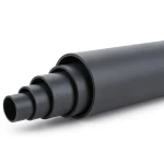 أنابيب بلاستيك HDPE ضغط 4 بار PE 100، قطر خارجي 355 مم، SDR 33، لون أسود