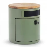 Outdoor Waste Bin SWB-170 Metal & Wood