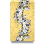 Dutch Floral Wallpaper 10m x 0.53m Yellow, Model 17795