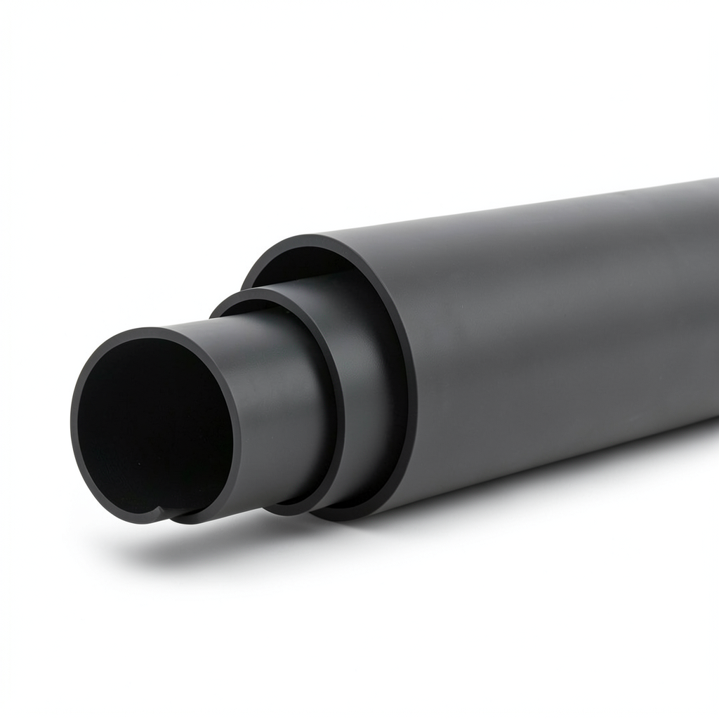 HDPE Pipe Pressure 3.2 Bar PE 100 Size OD 315 mm SDR 41 Black