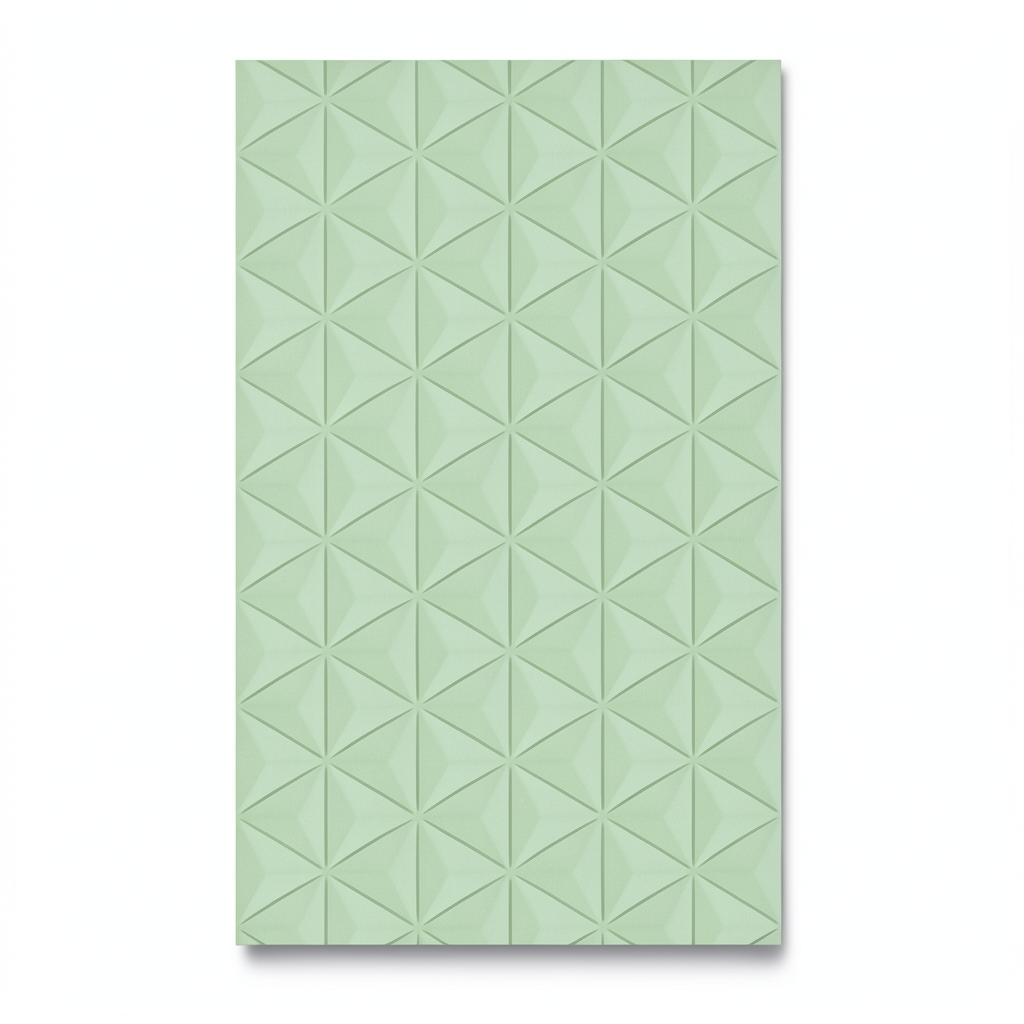 Dutch Modern Wall Decoration 10m x 0.53m, Green Color, Model 17363