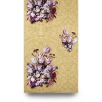Floral Wallpaper 10m x 0.53m Gold Color, Model 17800