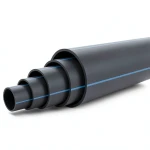 مواسير بلاستيك HDPE ضغط 3.2 بار PE 100 قطر خارجي 500 مم SDR 41 لون أسود