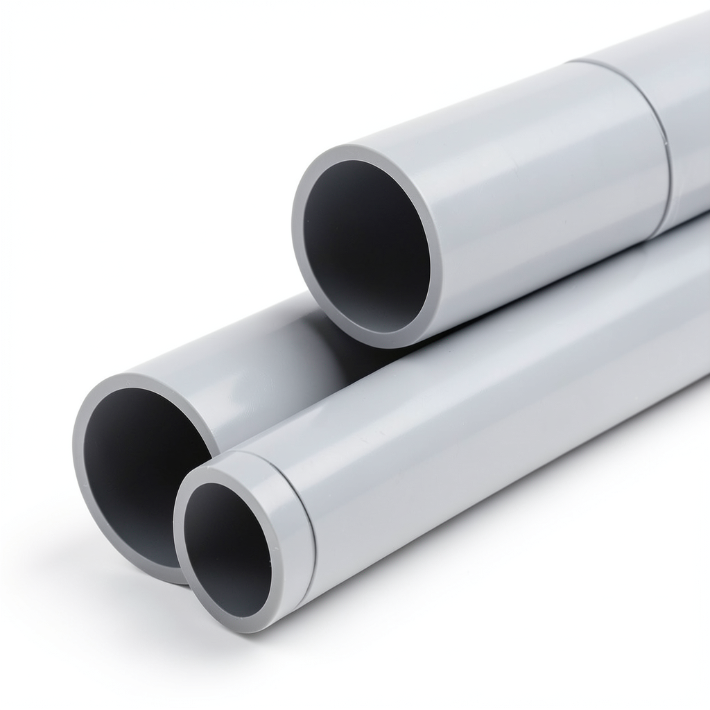 UPVC Pipe Aqtar Najd Class 3 Outside Diameter 110 mm Thickness 3.2 mm Gray