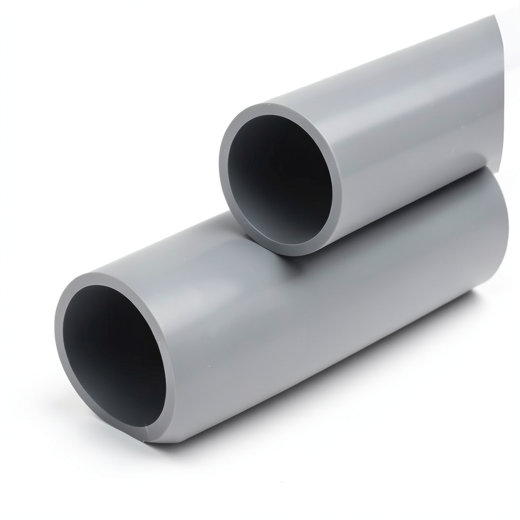 UPVC Pipe Aqtar Najd Class 3 Outside Diameter 140 mm Thickness 4.1 mm Gray