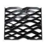 Hot Rolled Black Steel Expanded Metal Mesh Thickness 2.7 mm Width 2.44 m Length 2 m