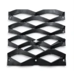 Hot Rolled Black Steel Expanded Metal Mesh 2.7 mm Thickness 5 m Length 2.44 m Width