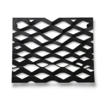 Hot Rolled Black Steel Expanded Metal Mesh Thickness 2.7 mm Width 2.44 m Length 4 m