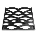 Hot Rolled Black Steel Expanded Metal Mesh Thickness 2.7 mm Width 2.44 m Length 7 m